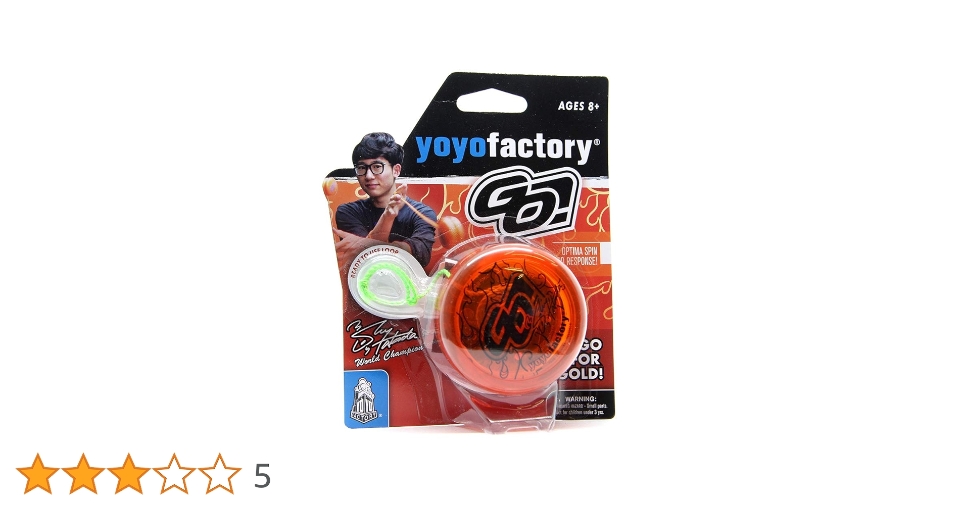 yoyofactory go yoyo shu takada-Orange : Amazon.in: Toys & Games